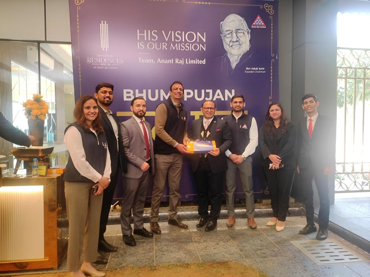 Team Triumph at Anantraj Bhumi Pujan Ceremony