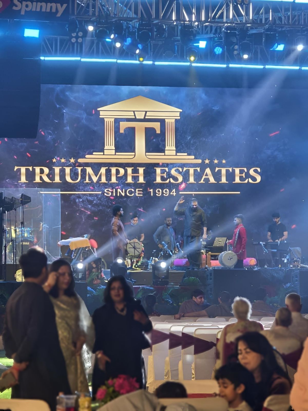 A night of Sufi soul and festive glow with Lakhwinder Wadali at Central Park Resorts.