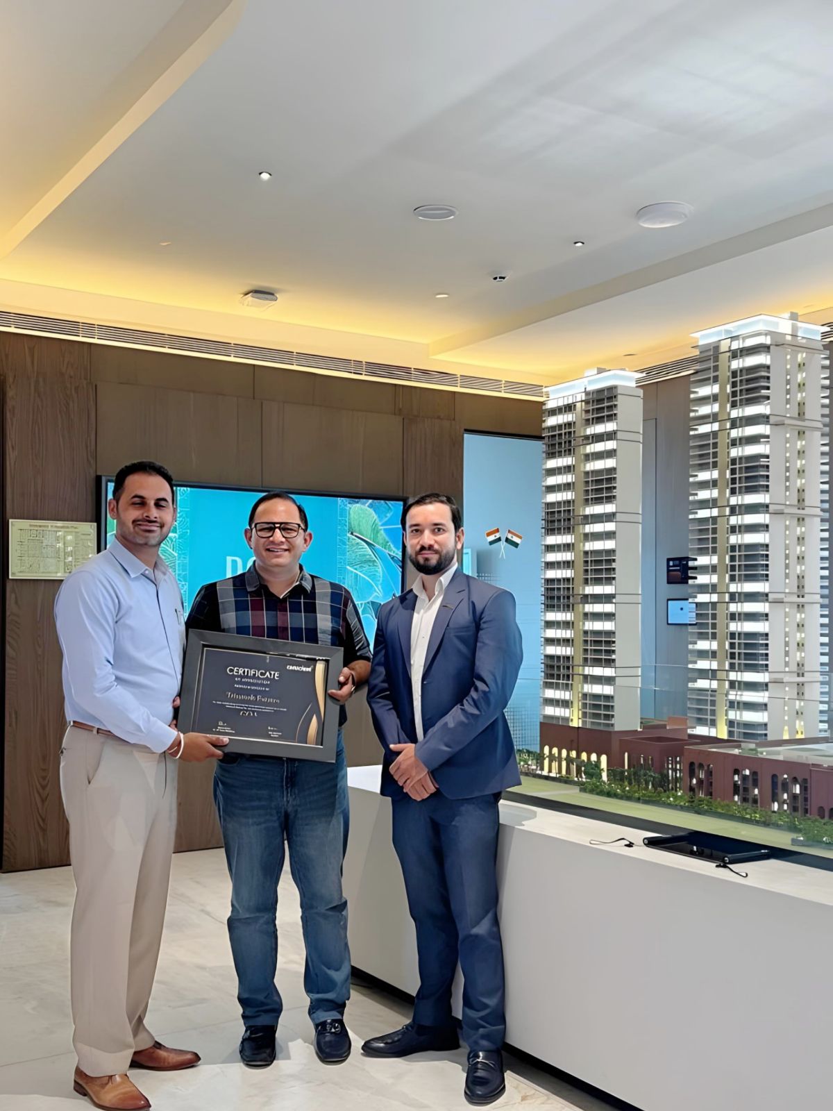 Ambition into certified moment of pride