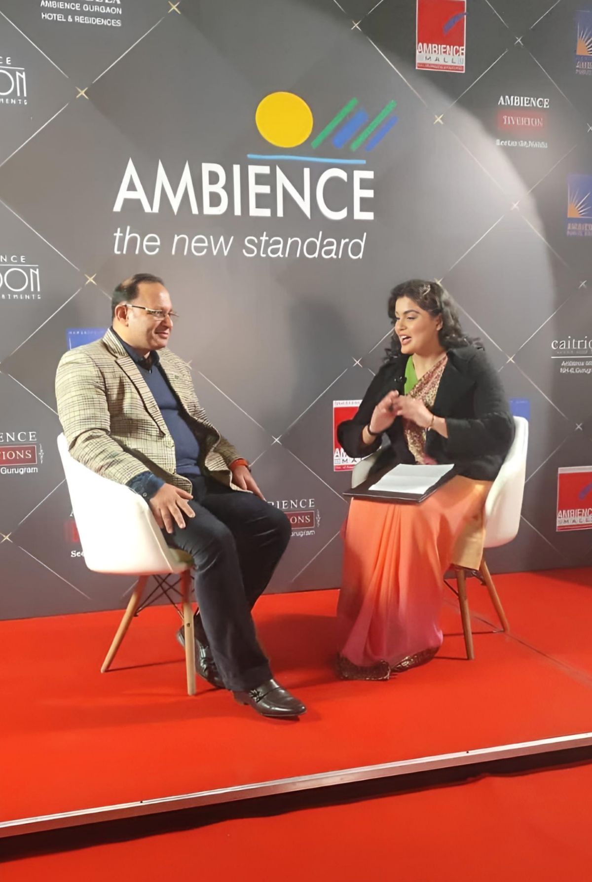 Mr Anuj Khanna at the Relaunch of Ambience Creacions