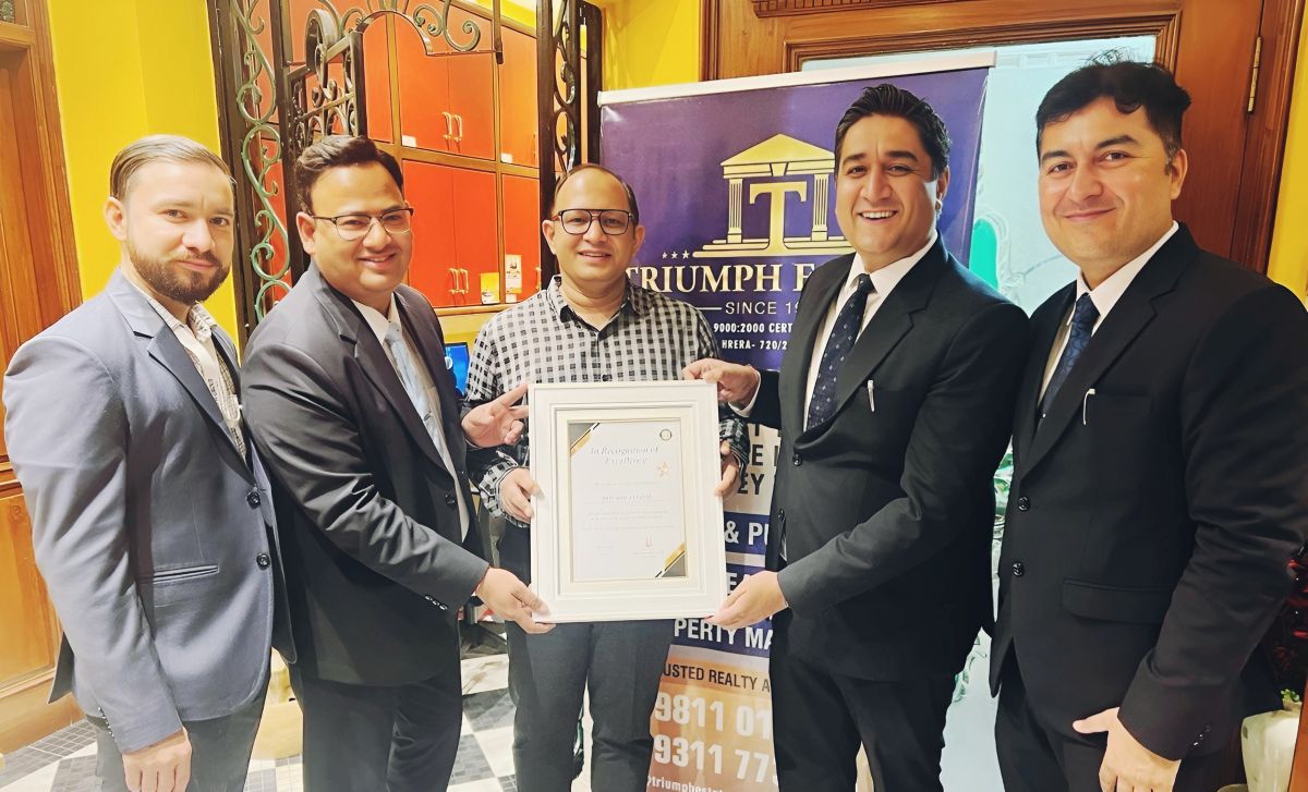 Team Triumph Celebrates Success of Central Park Belaperla